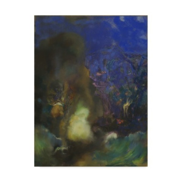 Trademark Fine Art Odilon Redon 'Roger And Angelica' Canvas Art, 18x24 BL02240-C1824GG
